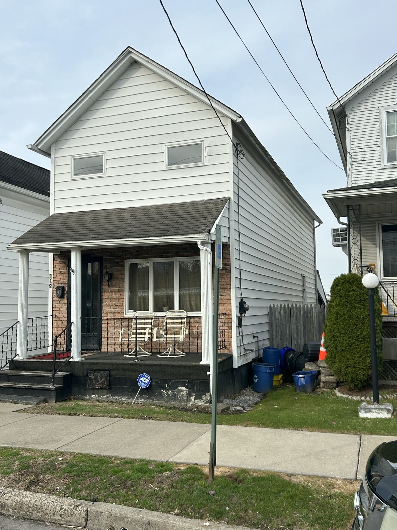 Front exterior — renovation in progress