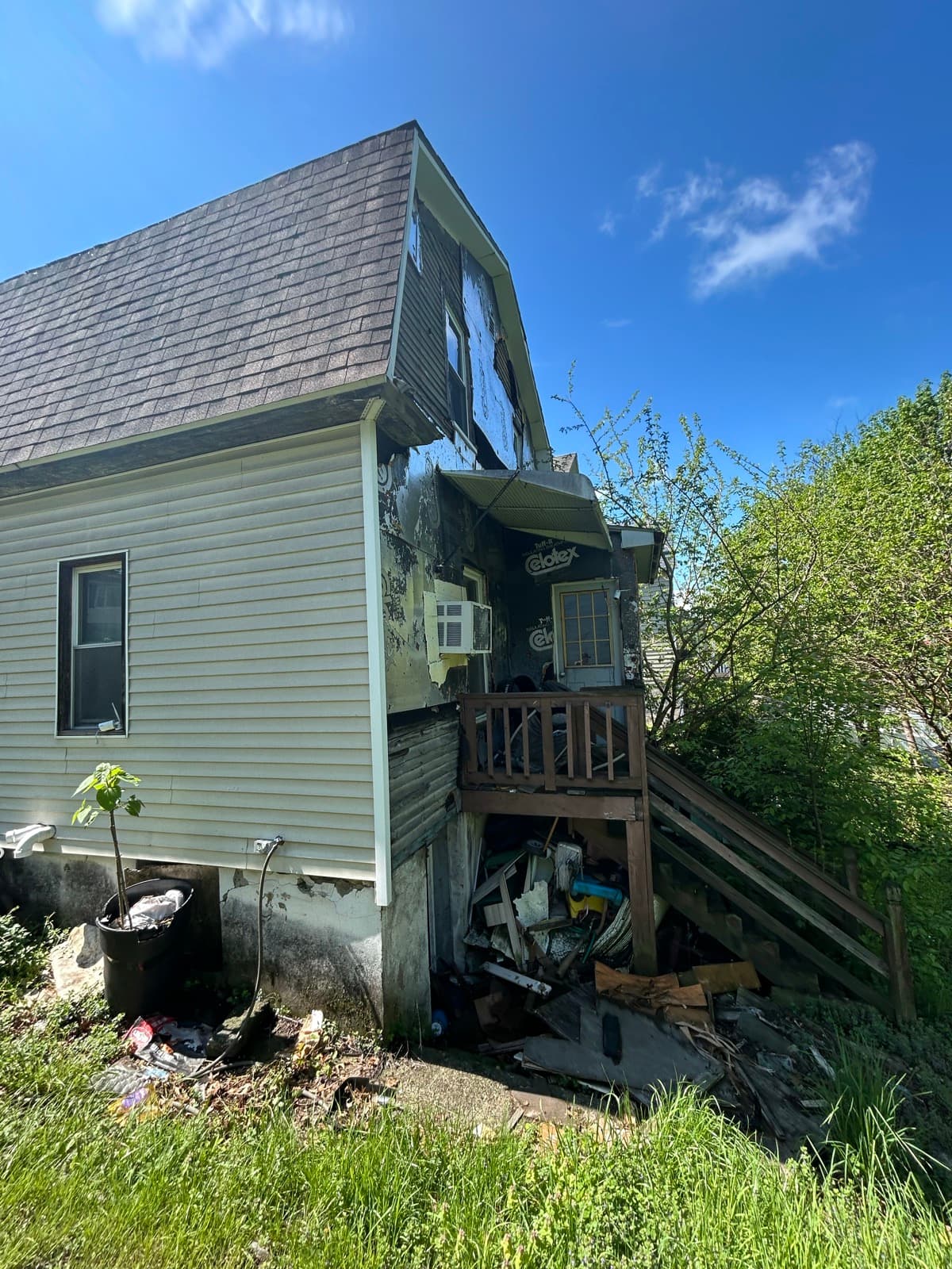 Before renovation at 431 S Hancock St, Wilkes-Barre PA