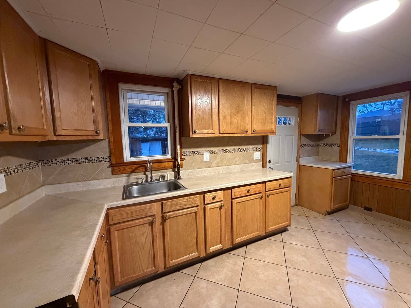 Renovated kitchen at 222 Blackman St in Wilkes-Barre, Pennsylvania