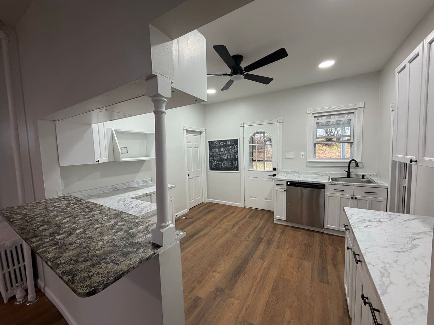Renovated kitchen at 427 Crown Ave in Scranton, Pennsylvania