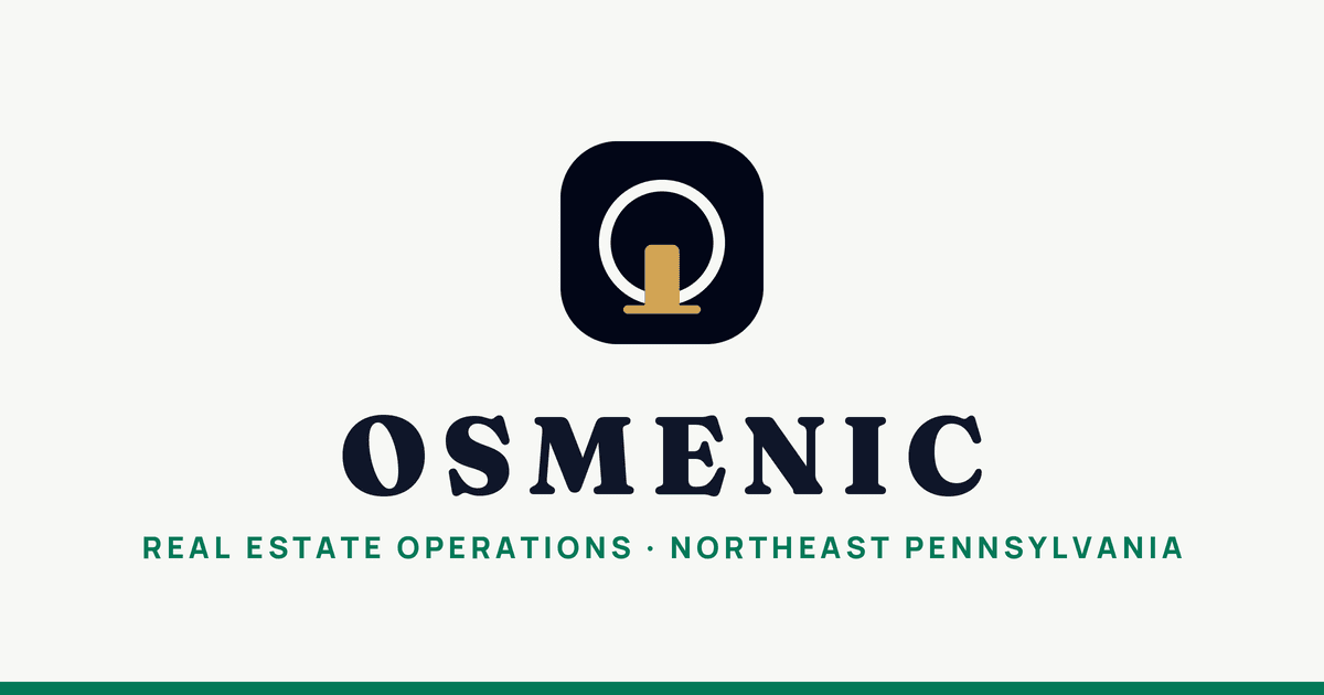 Osmenic Real Estate Operations brand mark and wordmark